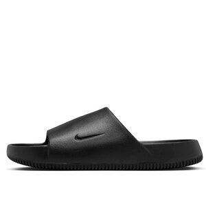 Nike Women's Calm Slide Sandal, Black/Black, 8